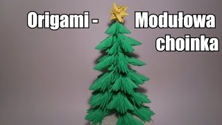 Origami  Modułowa choinka [upl. by Margetts]