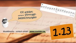 Musiktheorie einfach erklärt 113  Vortragsbezeichnungen und Artikulationszeichen in der Musik [upl. by Lull228]