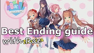 Doki Doki Literature Club  How to get the best bestgood ending [upl. by Adnaugal822]