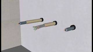 fire resistant cable penetrations with Firetect Flex plug [upl. by Coryden]