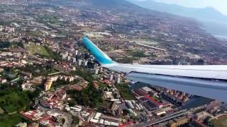 Takeoff from Naples Airport NAP [upl. by Ahsikahs]