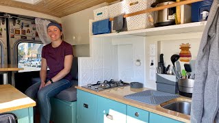 VAN LIFE  GENIUS DIY Homemade Campervan  Ford Transit Conversion [upl. by Dupre]