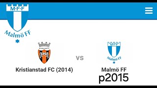 Kristianstad FC p2014  p2015 Malmö FF [upl. by Nylinej]