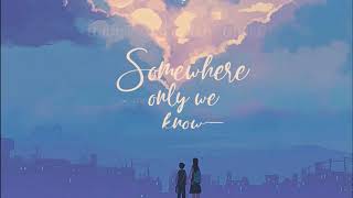 Vietsub  Somewhere Only We Know  Lily Allen  Lyrics Video [upl. by Hocker]