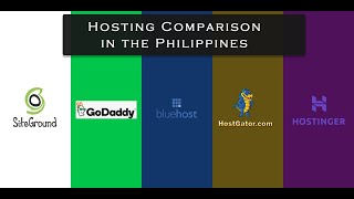 Hosting Comparison Tagalog GoDaddy vs Bluehost vs vs Hostgator vs Hostinger 2022 Updated [upl. by Gauntlett860]