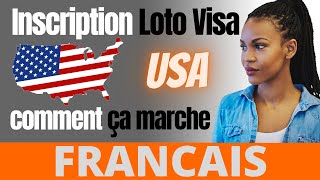 Inscription Loto Visa USA  comment ça marche  FRANCAIS [upl. by Notsehc]