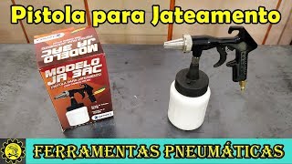 Pistola para Jateamento Antigo Jato de Areia  Ferramentas Pneumáticas [upl. by Linkoski]