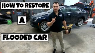 HOW TO RESTORE A FLOODED CAR [upl. by Yrojram]