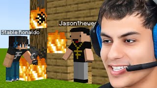 Stable Ronaldo RUINS JasonTheWeen Minecraft Server [upl. by Baniaz798]