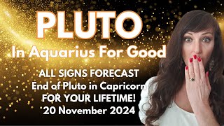 HOROSCOPE READINGS FOR ALL ZODIAC SIGNS  Pluto in Aquarius FOR GOOD [upl. by Ynoffit]