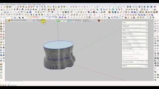 tuto sketchup creation dune nappe avec plugin curviloft [upl. by Nnylahs]