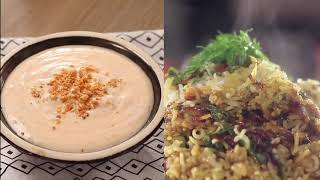 Quinoa Vegetable Biryani and Burani Raita Recipe  Wonderchef [upl. by Marvel]