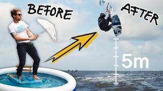 Learning How to Jump KITESURFING in 7 Days 8 Tips a Beginner Should Know [upl. by Livia]