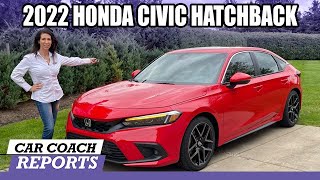 2022 Honda Civic Hatchback Sport Touring REVIEW amp TEST DRIVE [upl. by Ettenajna]