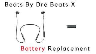 Tutorial How To Repair Replace Broken Bad Battery Beats X Wireless Earbuds [upl. by Celestyn]