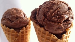 CHOCOLATE GELATO ice cream Recipe How To Cook That by Ann Reardon [upl. by Adaval]