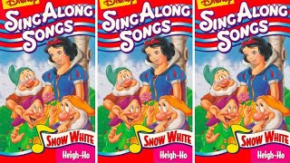 Disney Sing Along Song Heigh Ho 1987 [upl. by Kassaraba]