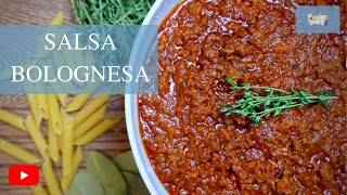 SALSA BOLOÑESA Italiana Casera Original [upl. by Webb]