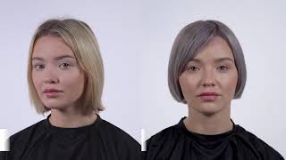 Haare grau färben  Step by Step zur Trendhaarfarbe [upl. by Aroved]