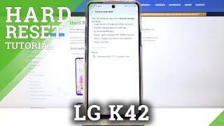 How to Factory Reset LG K42 – Erase All Content amp Settings [upl. by Naivat87]