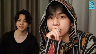 ENG SUB V amp JIMIN LIVE VLIVE 20211128 BTS VLIVE 2021 [upl. by Allicsirp]