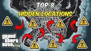 TOP 8 Secret Hidden Locations amp Places 😱 in GTA 5 Rockstar Doesn’t Want You To Know [upl. by Ainsworth914]