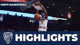 No 2 Arizona vs Colgate Mens Basketball Highlights  202324 Season [upl. by Adnohrahs]