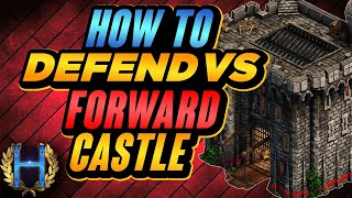 How To Defend vs A Forward Castle  AoE2 [upl. by Mihsah]