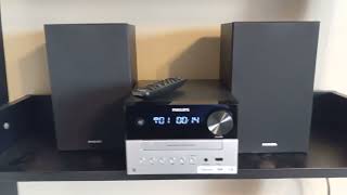 PHILIPS Bluetooth Stereo System for Home with CD Player Review [upl. by Aohk]