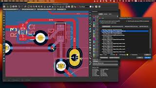 KiCAD tutorial Part 5 how to use vias and how to optimize your board with real PCB manufacturing [upl. by Cicenia]