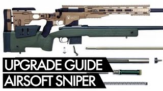 How to Upgrade an ARES Airsoft Sniper  MSR amp MCM700X   Tuning Guide [upl. by Ieso994]