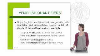 Countable uncountable nouns and quantifiers   UPV [upl. by Smitty]