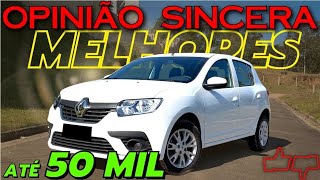 Melhores carros usados até R 50 mil Modelos racionais e legais gastando bem menos que um Zero KM [upl. by Acherman]