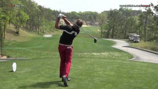 1080P HD Victor Dubuisson 2012 Driver Golf Swing 1European Tour [upl. by Ehcar]