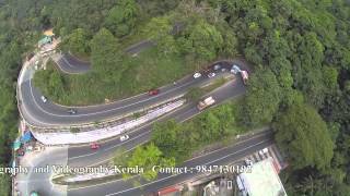 KERALA Thamarassery Churam Aerial Helicam Video [upl. by Anigal]