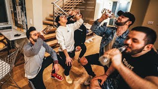 COURAGE AND CLOAKZY VISIT 100 THIEVES CONTENT HOUSE [upl. by Halda]