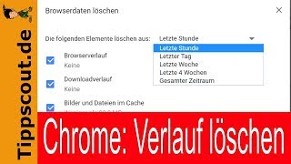 Chrome Browserverlauf löschen  so gehts [upl. by Ibbed262]