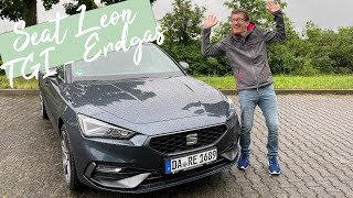 Günstig mit Erdgas fahren Seat Leon 15 TGI DSG 130 PS200Nm 4K  Autophorie [upl. by Castor227]