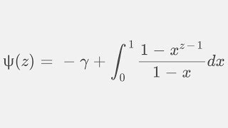 An Integral Representation for the Digamma Function [upl. by Halima]