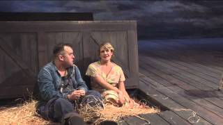 The Acting Company Of Mice and Men Clip 3 LENNIE AND CURLYS WIFE [upl. by Betsey]