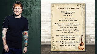 Kiss Me — Ed Sheeran  Sub Español  Lyrics [upl. by Asiul]