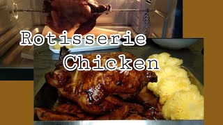 Lechong manok rotisserie chicken using HANABISHI ELECTRIC OVEN 45L [upl. by Braeunig638]