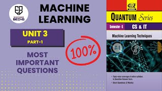 Unit 3 Part1  MACHINE LEARNING AKTU  Most Important Questions [upl. by Letsyrc]