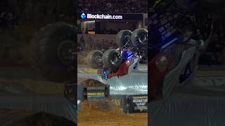 INSANE BACKFLIP Monster Jam Arlington 2024 THOR monsterjam [upl. by Leirej]