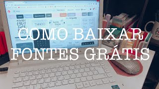 COMO BAIXAR FONTES GRÁTIS PARA WORD [upl. by Aisemaj]