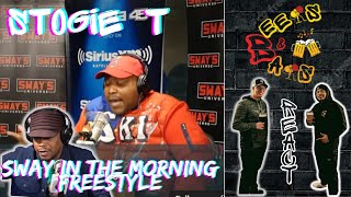 STOGIE LIGHTS IT UP ON SWAY  Stogie T Sway in the Morning Freestyle Reaction [upl. by Delcine57]