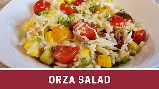 How to Make Orzo Salad Meatless [upl. by Yecies574]