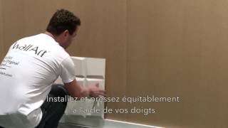 Installation des panneaux muraux 3d WallArt et SelectWalls  Revetement mural 3d [upl. by Seppala]