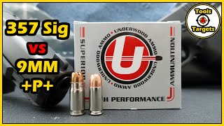 Is It REALLY That Much BETTER357 Sig vs 9MM P SelfDefense AMMO Test [upl. by Adriene]