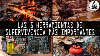 LAS 5 HERRAMIENTAS DE SUPERVIVENCIA MÁS IMPORTANTES [upl. by Usanis38]